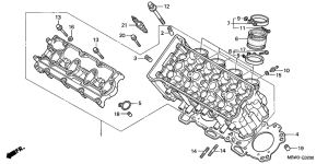  Головка цилиндров