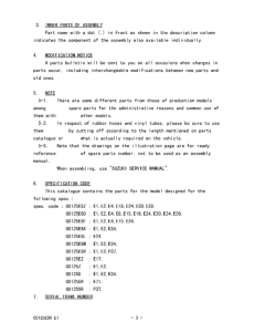 GS125 Catalog preface