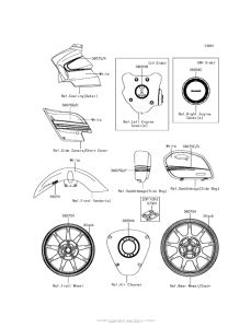 VN1700 Decals (White)(Kgf)