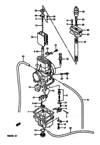 RM250 Carburetor assy