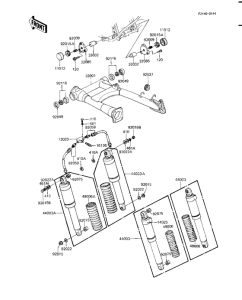  Swing arm / shock absorbers