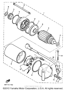 XJ700SC Стартер