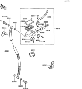 EX250 Главный тормозной цилиндр