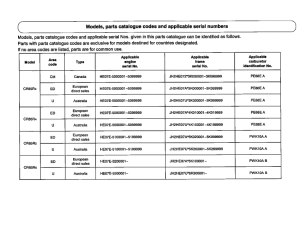 CR85RB *Applicable serial numbers