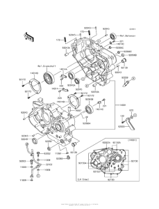KL650 Картер двигателя