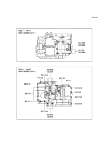ER650 Болты крепления картера