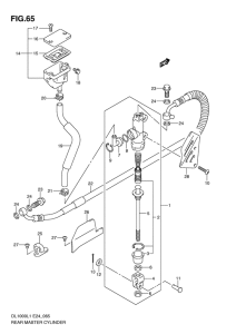 DL1000 Задний тормозной цилиндр