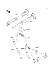 ZX600 Распред вал