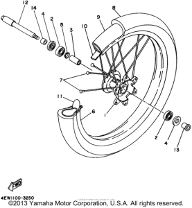  Переднее колесо