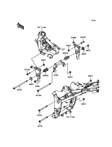 EX250 エンジンマウント