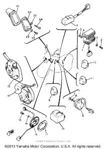 XJ750RH Электрика