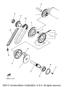 YZF1000RJC Стартер