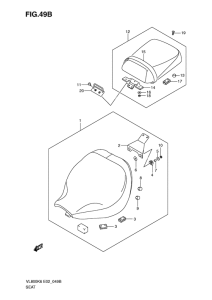 VL800 Пружина