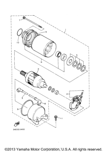 FZR600RE Стартер