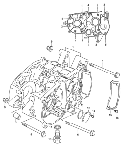 PV50 Картер двигателя