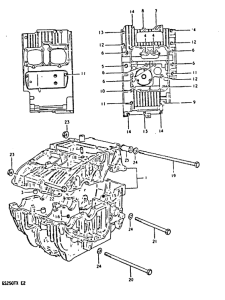 GS250 Картер двигателя