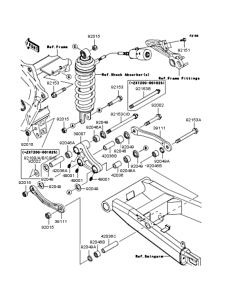 ZX1200 Задняя подвеска