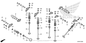 VT1300CT Распределительный вал и клапана