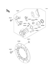 KL250 Front brake(d20)