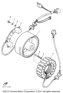 XZ550RJ Генератор