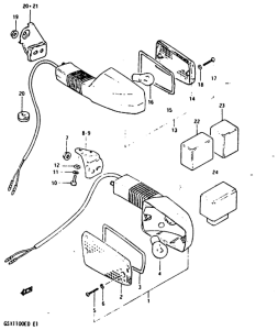 GSX1100 Поворотники
