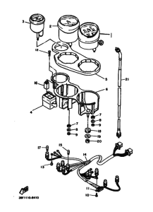 FZR400 FZR400U Измерительный прибор