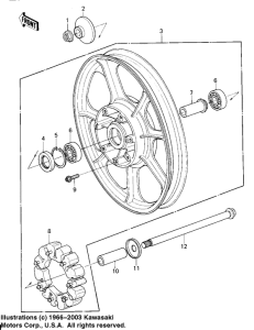  Rear wheel / hub