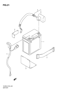 VL250 Аккумулятор