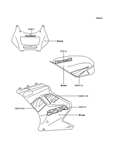 EX250 Наклейки
