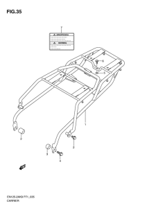 EN125-2 Багажник