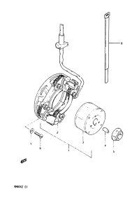 RM80 Зажигание