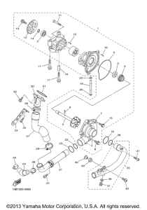 YZF-R1 Водяной насос
