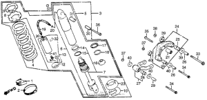 CR250R Rear shock absorber 82
