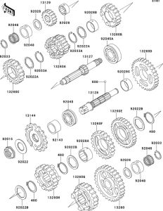 ZX600 Трансмиссия