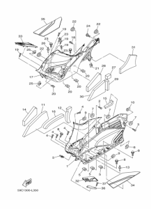 XP500A Support & repose pied
