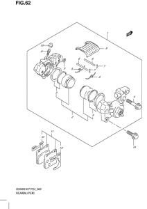 GS500 Задний суппорт