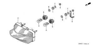  Taillight unit ass`y