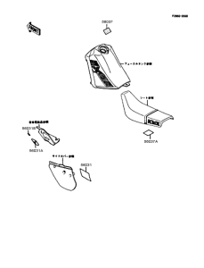 KMX125 Наклейки