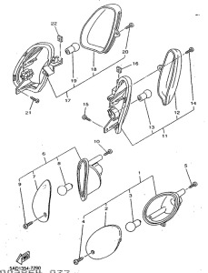 YN50R Поворотники