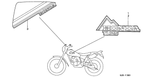 TL125 Наклейка
