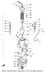 TZ125G Карбюратор