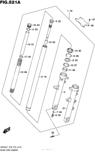 GW250 Передняя вилка