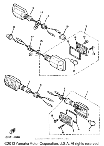 XT125KC Поворотники