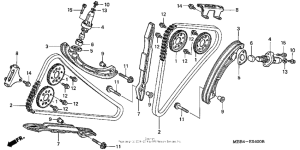VTR1000F Cam chain + tensioner