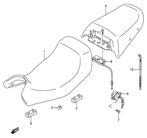GSX600 Пружина