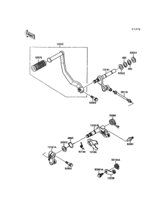 VN1500 Механизм переключения передач