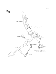 VN2000 Подножка