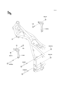 EL250 Рама ,крепежные детали