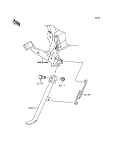 KL110 Подножка