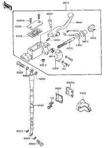  Передний тормозной цилиндр